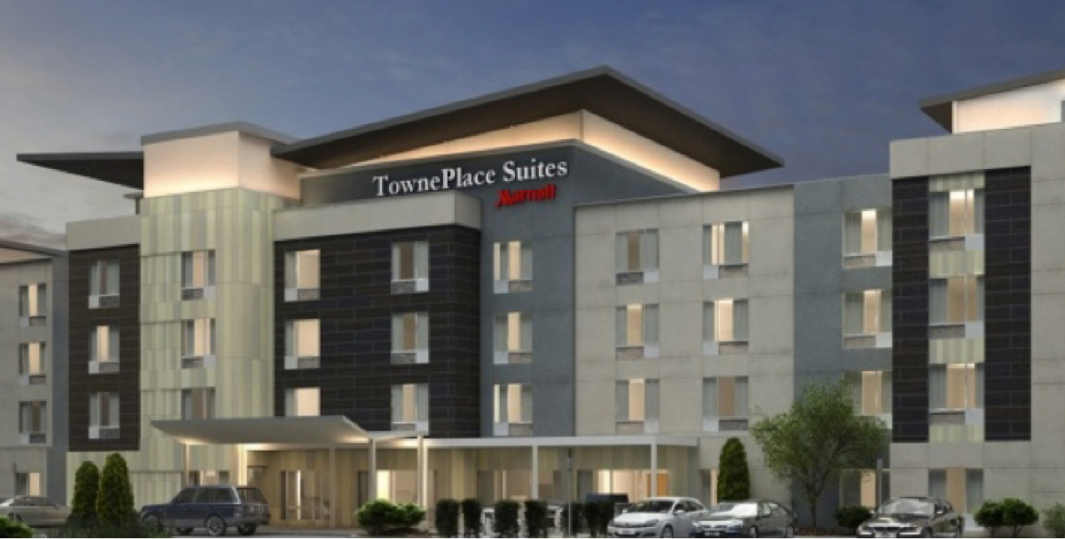 Blurred Rendering of Towneplace Suites by Marriott